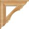 Ekena Millwork Olympic Traditional Rough Sawn Bracket w/ Offset Brace, Western Red Cedar, 8"W x 30"D x 30"H BKT0806X30X30OLY01RWR - alternate 2